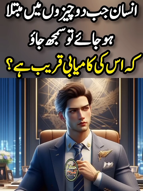 Insan jab 2 chezon men mubtala ho jae to smjh jao k us ki qamyabi qareeb ha? . . . . . . . . . . #shorts #shortsvideo #shortsfeed  #shortsviral #shortsyoutube #shortsindia  #aishorts  #aivideogenerator  #psychologyfacts  #hindiquotes  #urduquotes #hindiquotesonlife  #motivationalquotes #motivationalquotesinhindi #inspirationalquotes #inspirational #relationshipquotes #sadquotes   #amazingquotes #ai #aicouple #aiviral  #aivideoeditor #aipictures  #shorts #shortsvideo #shortsfeed  #shortsviral #shortsyoutube #shortsindia  #aishorts  #aivideogenerator  #psychologyfacts  #hindiquotes  #urduquotes #hindiquotesonlife  #motivationalquotes #motivationalquotesinhindi #inspirationalquotes #inspirational #relationshipquotes #sadquotes   #amazingquotes #banoqudsia  #banoqudsiaquotes  #urdustatus  #hindiquotesonlife  quotes in urdu,best urdu quotes,quotes,quotes in hindi,quotes of bano qudsia,quotes on life,love quotes,aqwal e zareen in urdu,hindi quotes,famous quotes,amazing quotes,best hindi quotes,bano qudsia quotes,relationship quotes,motivational quotes,relationship quotes,inspirational quotes,heart touching quotes,qad sy aurat ki pehchan,hansnay sy aurat ki pehchan,