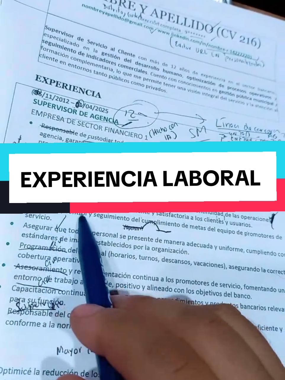 #tiktoklive #livehighlights revisando las funciones del cv de una Bach en ingeniería empresarial #chambasihay #curriculum #busquedalaboral #cv #supervisor 