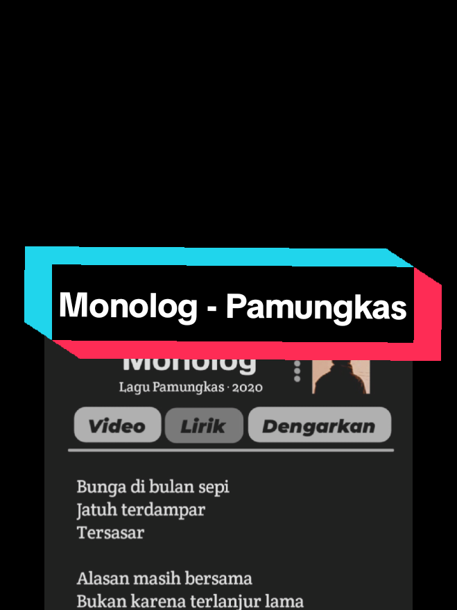 Terima kasih sudah bertahan sampai saat ini🥰 #liriklagu #fyp #foryoupage #Monolog #Pamungkas #masukberanda #Jheffreylew 