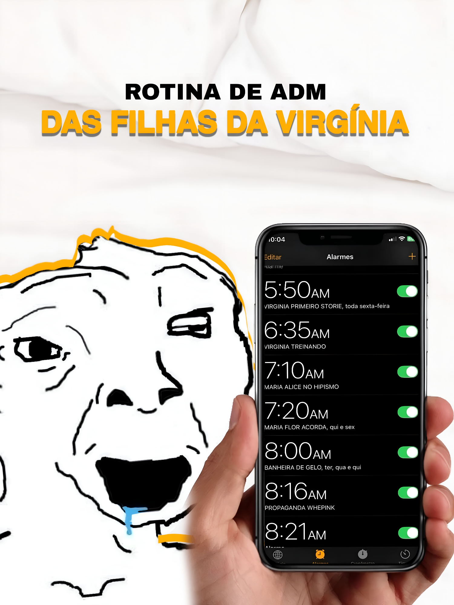 Rotina de uma adm da pagina das filhas da Virginia