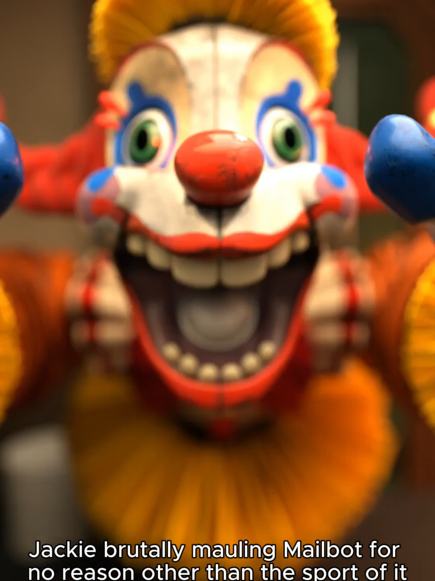 She's off her mediaction I swear. #fnaf #fivenightsatfreddys #secretofthemimic #mimic #jackie #animated #animation #meme #3d