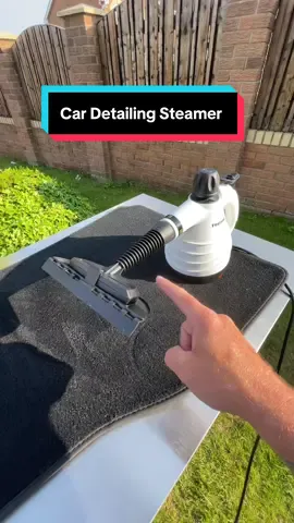 Handheld steam cleaner – deep clean your car inside & out. Carpets, vents, seats, trims, wheels, hard-to-reach spots. Detail like a pro. #steamcleaner #cardetailing #carcleaning #interiorcleaning #cleancar #carvaleting #diydetailing #TikTokMadeMeBuyIt #dealdrop 