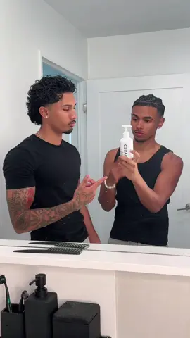 The best 10/10 solution for my hair! #haircut #hairstyle #slickback #tutorial #fypシ゚ #SelfCare #curlyhairtutorial #basedbodyworks 