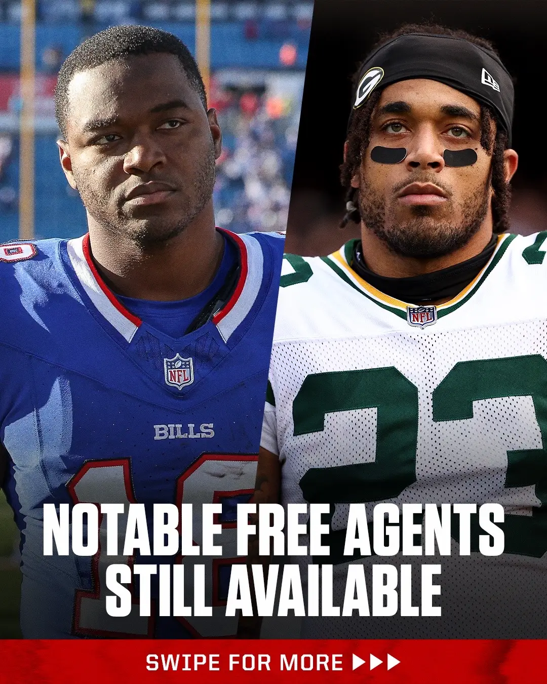 Which teams would be a good fit for these free agents? 🏈 #nfl #football #freeagent 