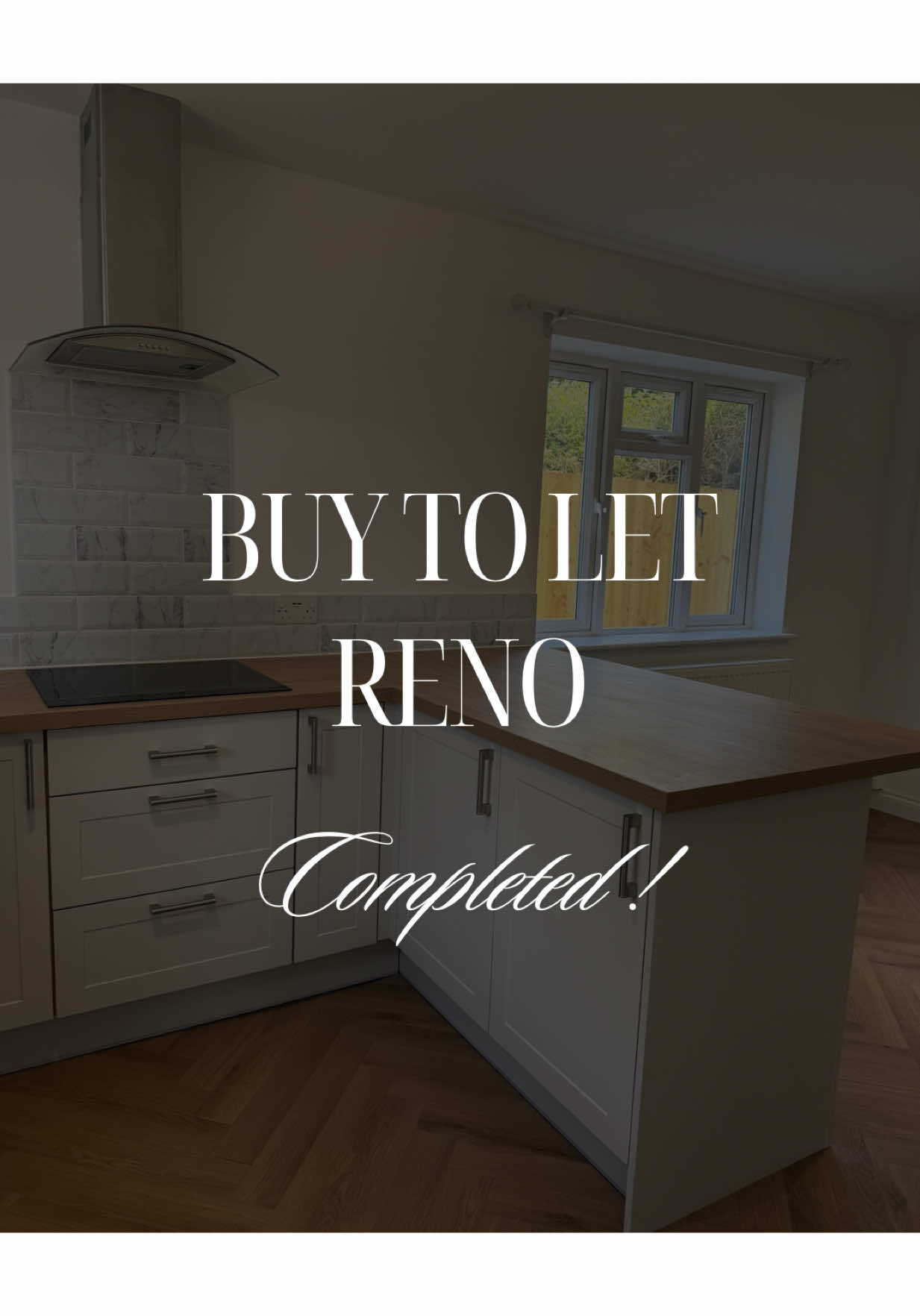 Our first buy to let completed and on the rental market 😬🔨