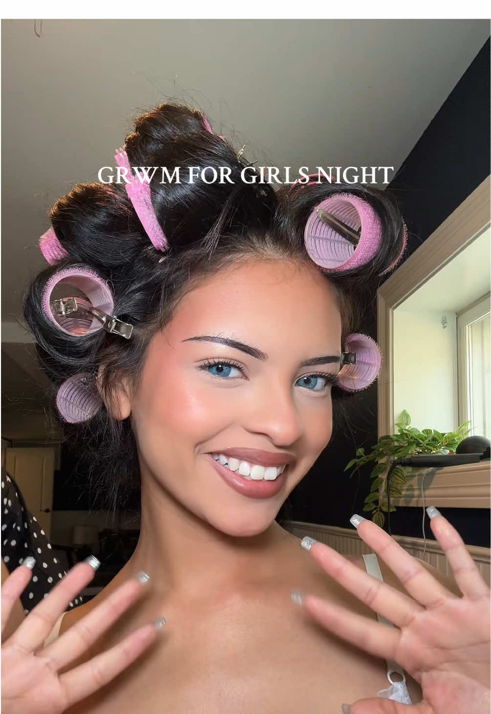 GRWM — keeping it simple but cute🌺😙 Makeup products 👇#fypシ @Christen Dominique-•cream bronzer(warm bronze)  •Concealer (chai latte) •Loose translucent powder  •lip frame pencil (Hot chocolate) @Rare Beauty liquid blush  (happy)  @Too Faced Born this way concealer  @Juvia’s Place •concealer (22) •Duo brush (volume 04) @Huda Beauty loose powder (pound cake)  @Morphe Cosmetics setting spray  @KIKO Milano USA •lipgloss(05) #makeupreview #favmakeup #favoritemakeup #blushtrend #contourtutorial #foryoupage #hairrollers #adrianalima 