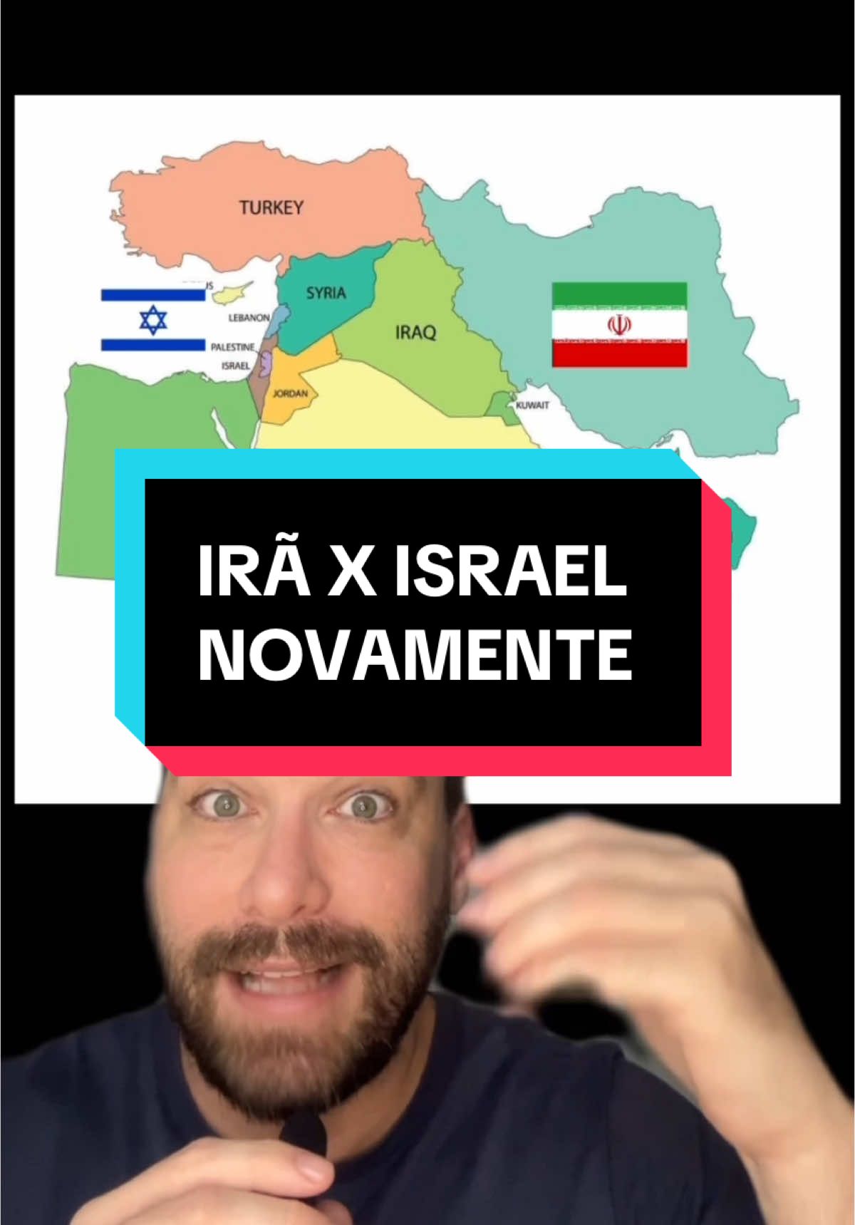 Israel e Irã reativaram a guerra mais perigosa do Oriente Médio #aprendanotiktok #historia #geopolitica #geografia 