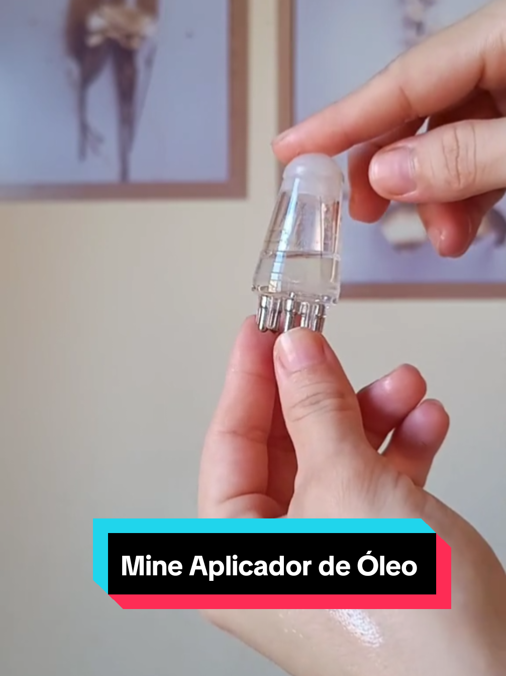 Mini Aplicador de óleo para couro cabeludo. #tiktokshop #beleza #cabelo 