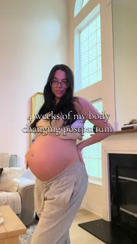 The body is amazing ! Loved being able to carry my baby but its amazing watching it transition into its new form. Excited to be able to exercise again #postpartum #postpartumbody #postpartumrecovery #fyp #womenareamazing #4weekspostpartum 