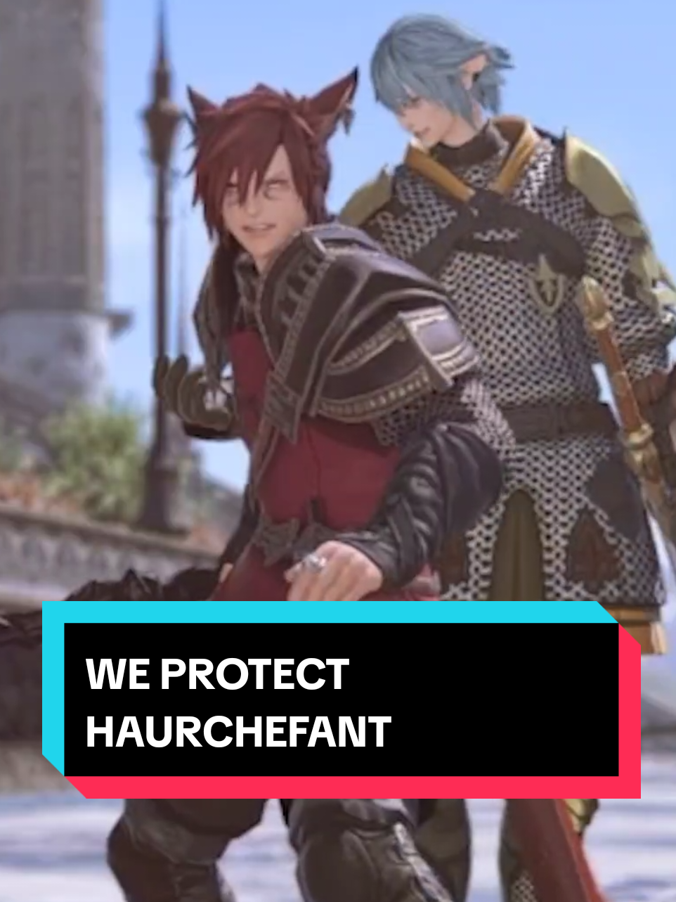 Haurchefant NOOOOO😭🤣 #ff14 #harchefant #strangelifekim #mcyt #finalfantasy 