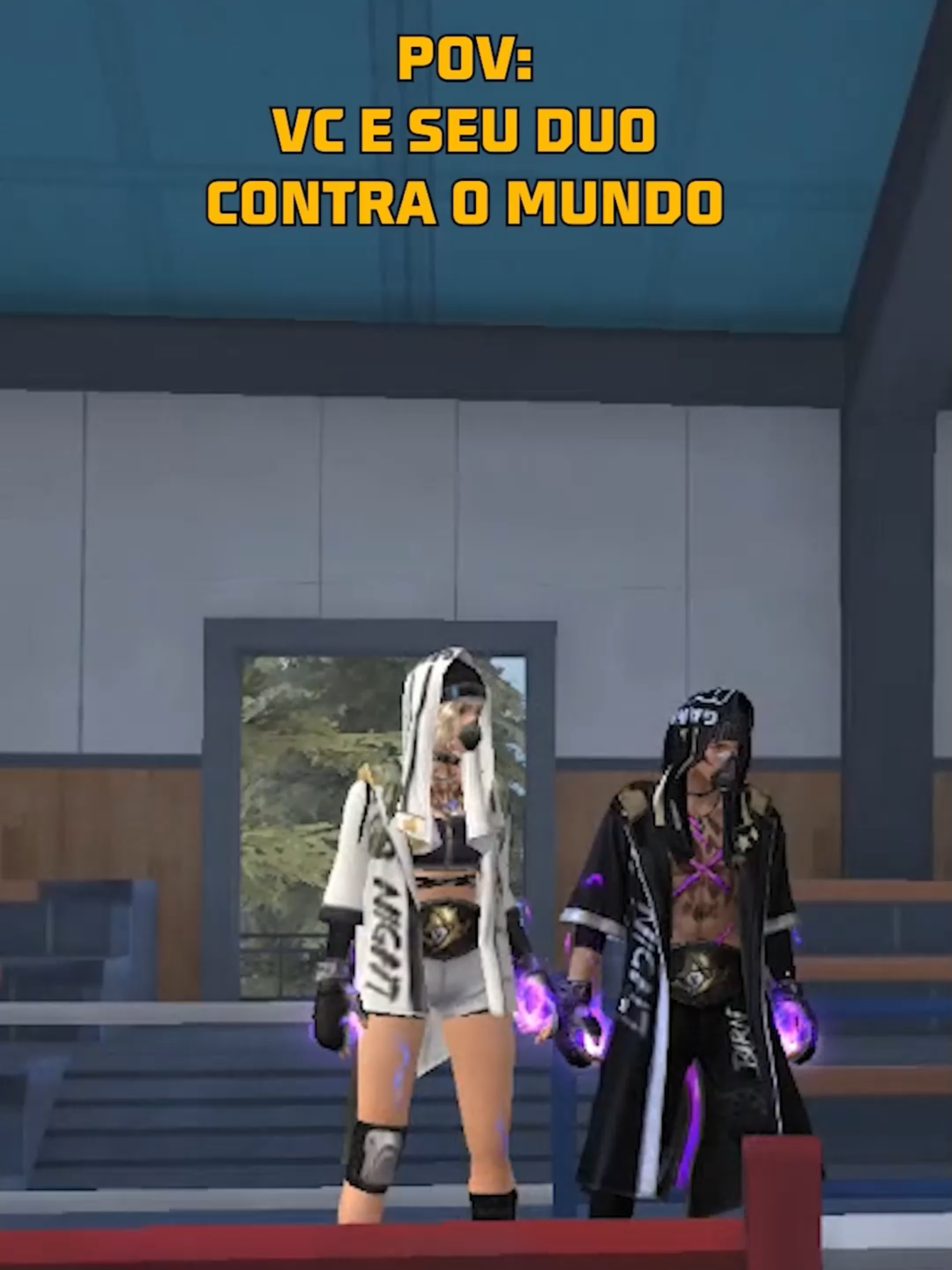 No ringue do Frifas, você e duo seu vão conquistar o Booyah! 🥊🥊 #FreeFire #FreeFireBrasil