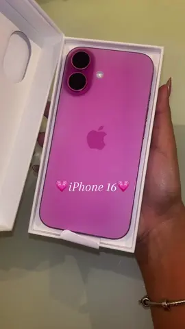 Abrindo meu iPhone 16 rosa💗 qual cor vcs gostam mais? #iphone #iphone16 #pink #umboxing #newphone #rosa #girls #foryoupage #fyp 