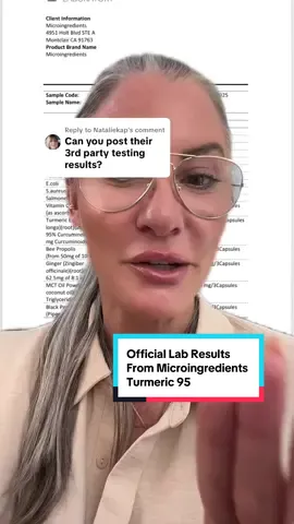 Replying to @Nataliekap #greenscreen Micro Ingredients Turmeric Curcuminoids 95% Lab results #turmeric #turmericbenefits #turmericsupplement  #microingredients #naturalsupplements #tiktokshopcreatorpicks #jointpain #inflammation #antiinflammatorydiet 