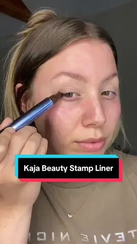 Gifted by KajaBeauty LOVED THE SHADE😍😍@Kaja Beauty i definitely need to try it out more but I enjoy working with the liner #kajabeauty #kbeauty 