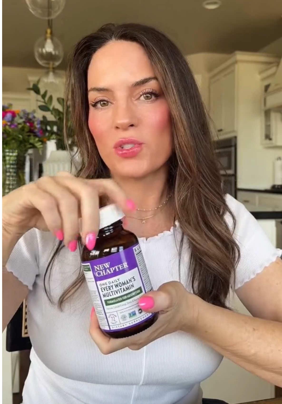 #ad Partnering with @New Chapter Inc because New Chapter’s One Daily Multivitamin actually delivered! ✨#NewChapter_Partner At 50, I finally found a vitamin that works with my body 🥳 It’s intentionally crafted with 20+ fermented nutrients that my body can recognize, like fermented B vitamins, fermented Biotin, Vitamin C, and more! The cellular energy boost is REAL + my skin and hair are thanking me Get 15% off on Amazon right now using code NCMULTI15 - don't sleep on this! Check the link in my bio! #NewChapter #womenshealth #multivitamin 