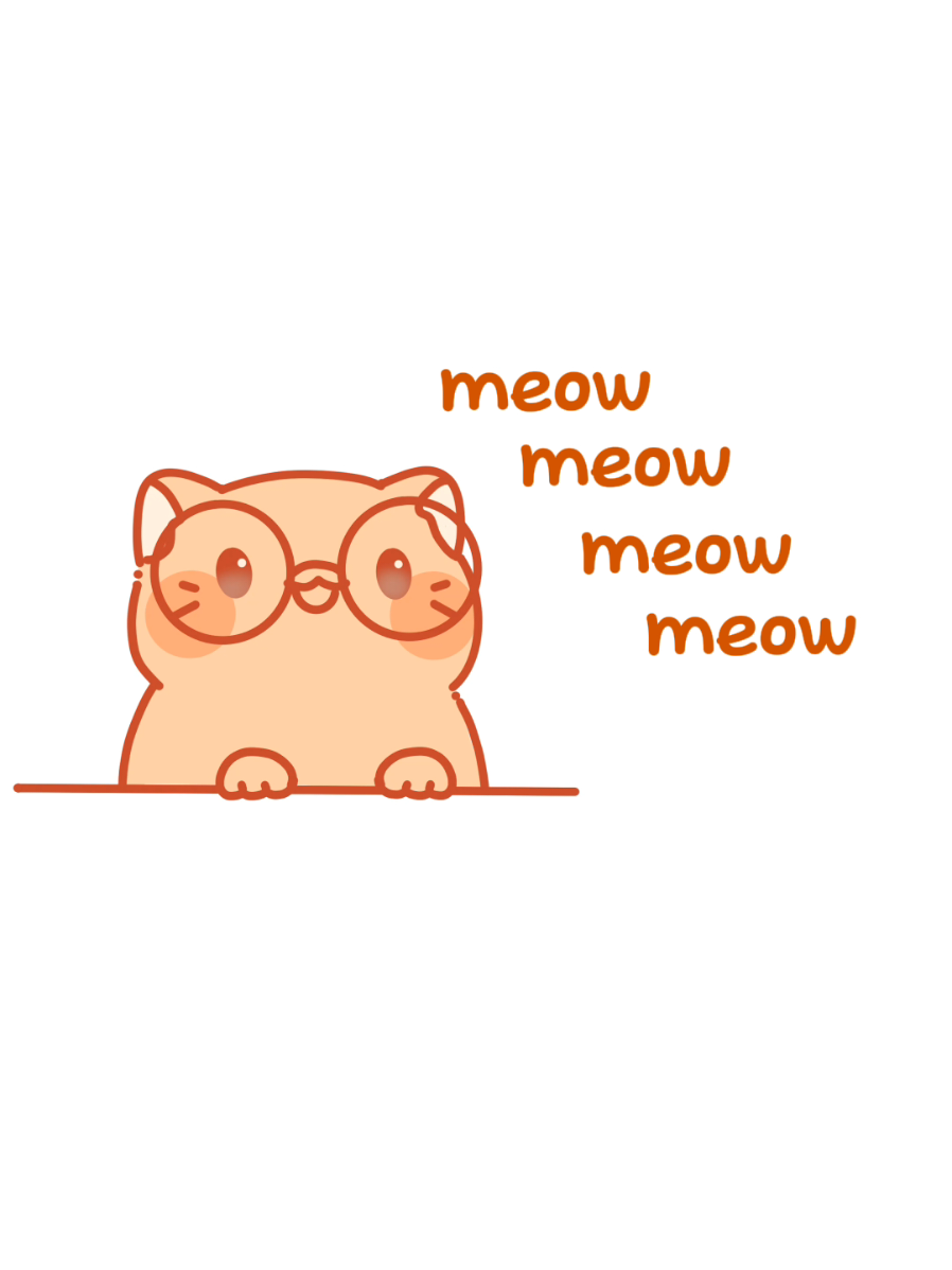 Meow 👓 #akaimochi #animation #cat #talk #cattalk #talkingcat #wisecat #wisewords #heylisten #catglasses 