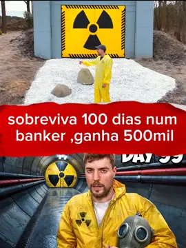 sobrevivi 100 dias num banker #creatorsearchinsights #mrbeast #mrbeastchallenge #mrbeastbrasil 