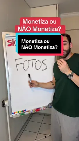 Que tipo de conteúdo monetiza e que tipo de conteúdo não monetiza? 