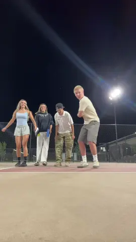 yay pickle ball w the gang @aves @JoJo 🤪🔫💪 