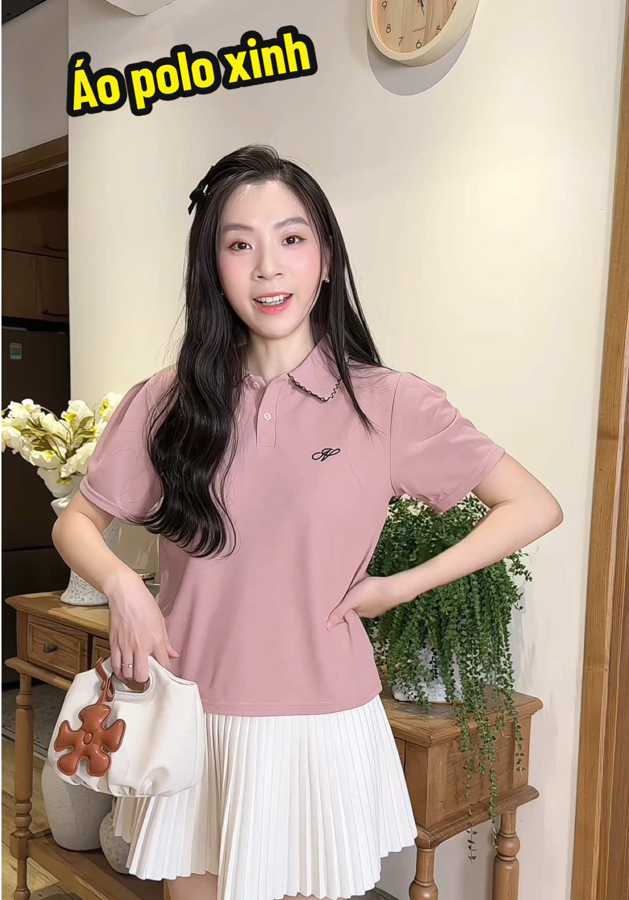 Áo xinh #linhlunglieng #fyp #xuhuong #goclamdep #thoitrangcongso #aopolonu 