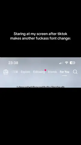 It’s so unnecessary for what #fyp #foryou #tik_tok #ui #font #update 