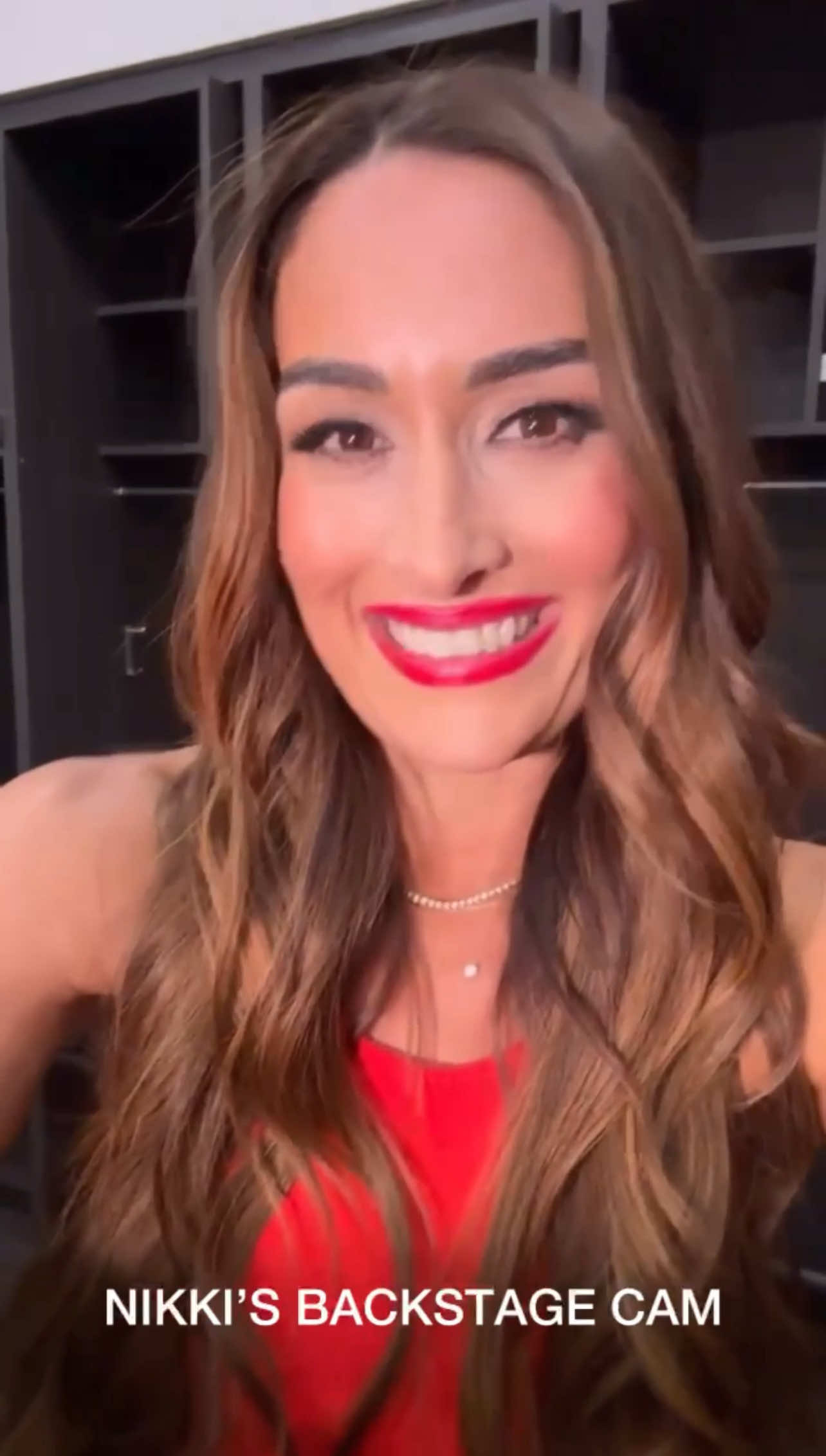 BACKSTAGE WITH NIKKI BELLA!❤️‍🔥💥 What was your favorite part of Nikki’s return??👇🏽 #fearlessnikki #nikkibella @n