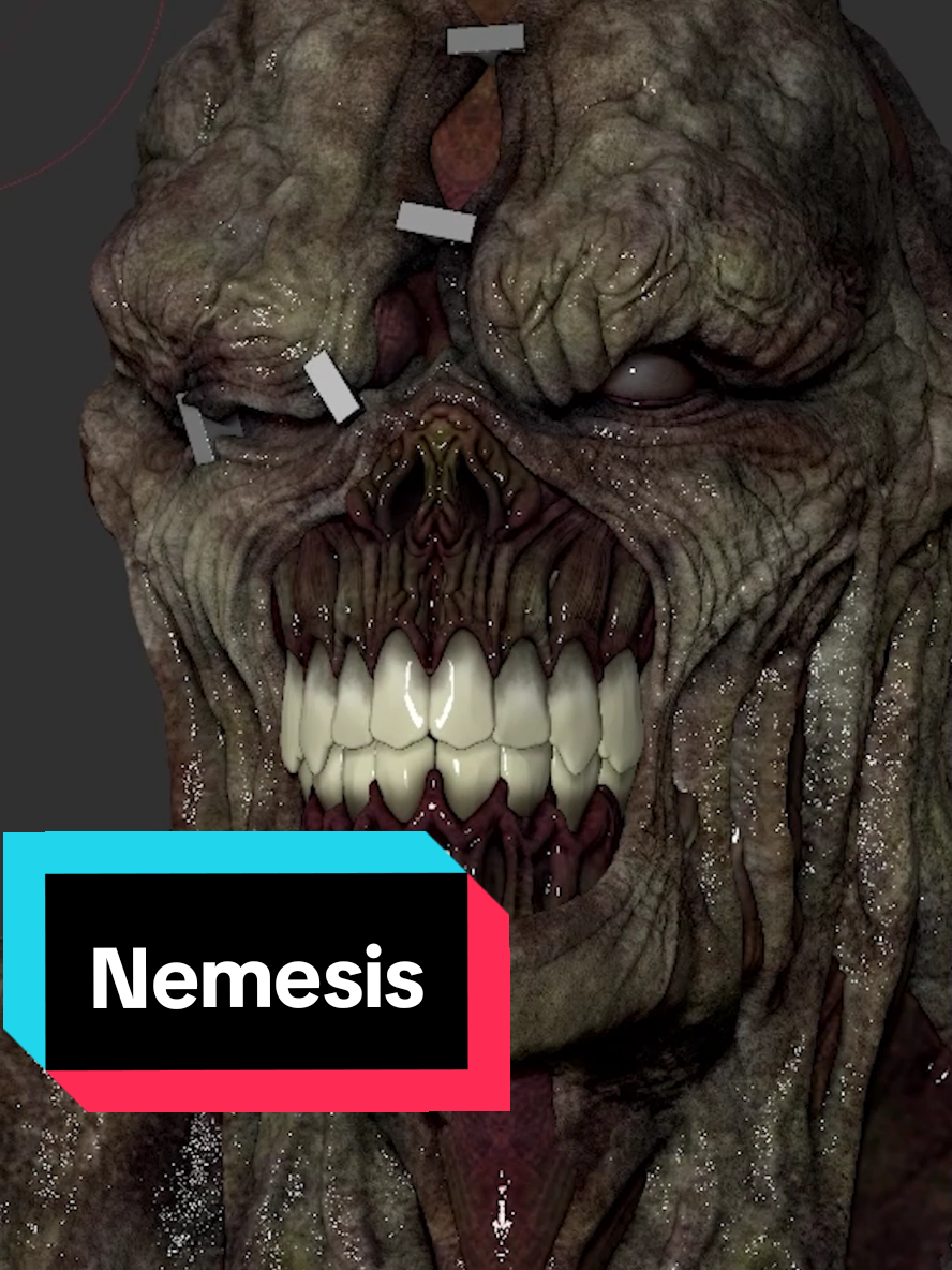 proceso de escultura digital hiperrealista, busto del #NEMESIS de #Residentevil3, esculpido, texturizado y pintado en #zbrush  con la comunidad en #stream no te pierdas mis directos semanales en #KICK @wacom  @maxonzbrush  @wacom_colombia  #Wacom #cintiqpro24 #zbrush #3D #digitalsculpture #residentevil #game  #gaming 