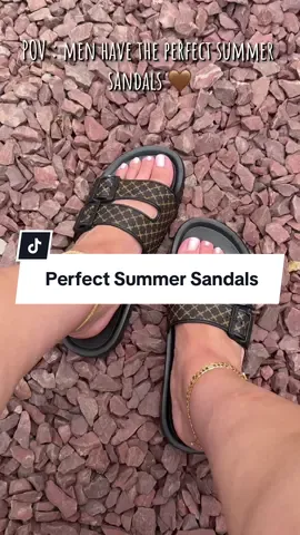 Men have the perfect summer sandals!  #creatorsearchinsights #fyp #tiktokshop #tiktokshopfinds #tiktokmademebuyit #foryoupage #foryourpage #fashion #fashiontiktok #fashiontok #TikTokFashion #sandals #summersandals #perfectsummersandals #SummerFashion 