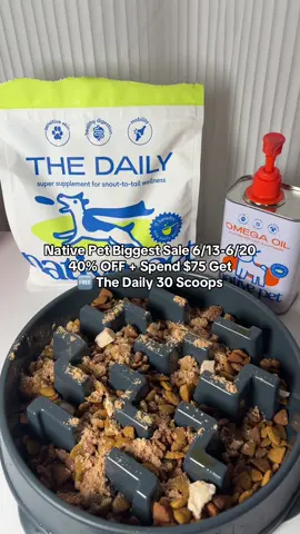 #NativePet Biggest Sale 6/13-6/20 💛 40% OFF Plus Spend $75 Get 🆓 The Daily 30 Scoops ❣️ Don’t Miss Out #nativepetdaily #thedaily #dog #dogsupplements #Summertransformation #SummerWonderLand #TiktokShopCreatorPicks #DealsForYouDay #SuperbrandClub 