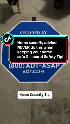Home safety advice from an ex-burglar! Please stop announcing your security system! #alarm #alarmsystem #homealarmsystem #homesecurity #homesafety #safetytips #security #securitybreach #homeowner 