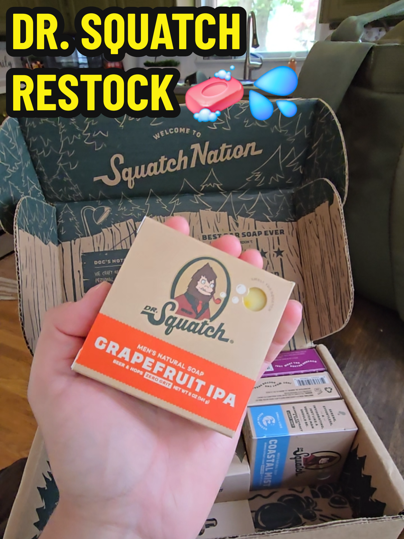 I had to restock my Dr. Squatch soap... 🧼💦 #drsquatch #menshygiene #drsquatchsoap 