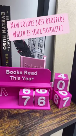 What other new colors do you want to see added?! #BookTok #3DPrintedMagic #ReadingTracker #BookishAccessories #CozyReads #BookGoals #SmallBizTok #tiktokshop #fyp #bookshelfdecor 