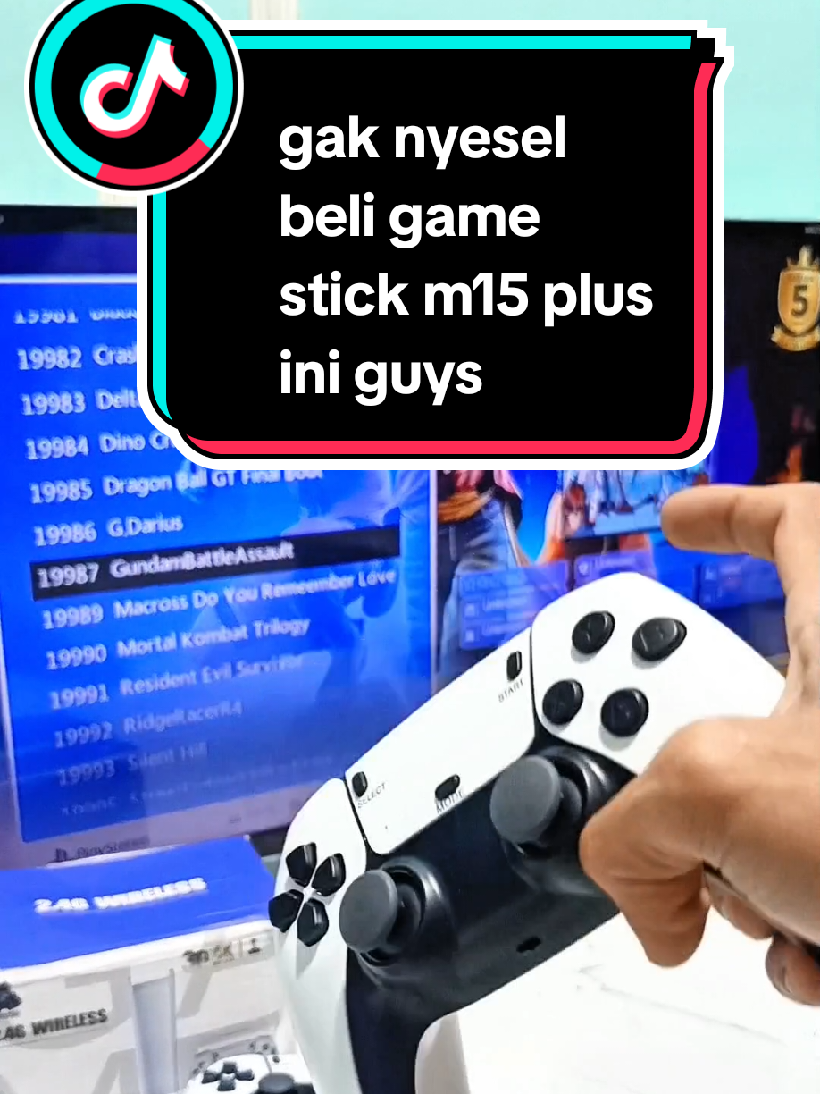 game stick m15 plus terbaru lebih banyak game favorit zaman dulu#gamestick #paydaysale #cuantanpabatas #gamestick4k #wibgajian #gamejadul #gamepad #ps1 