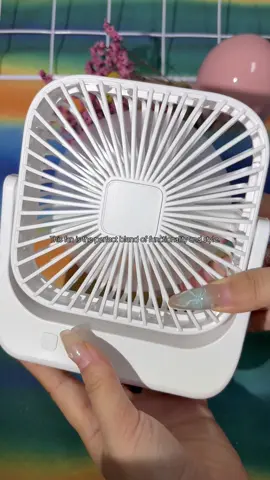 Cool air 🌪️🔥#fypシ #coolboy #portablefan #fathersdaygift #tiktokshopsummerturnup #deskfan #summerwithfan 
