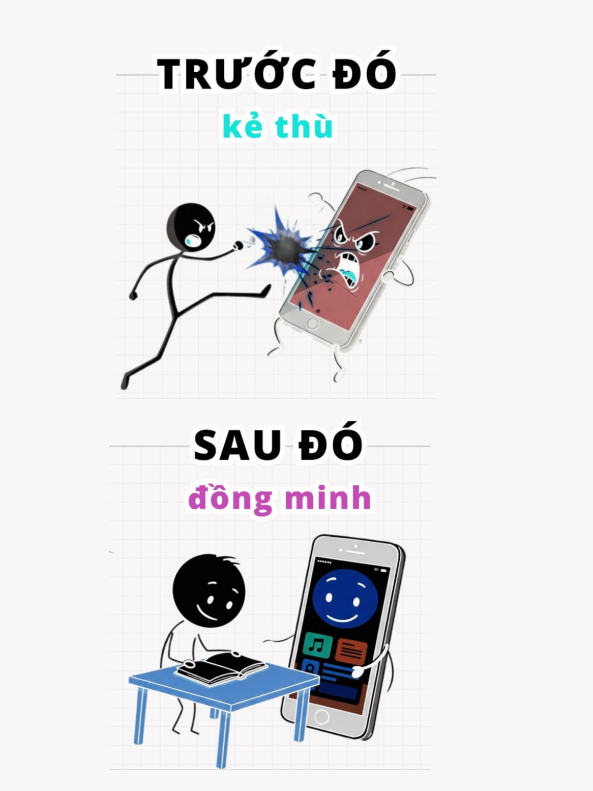 Chiếc smartphone HỦY HOẠI bạn như thế nào! Hãy chuyển hóa chúng bằng các CHIÊU NÀY. #xoannao #gocnhinkhac #tuduymo #genz #nghichly #cuchilldi #hoctaphieuqua #hoctapmoingay