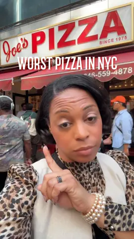 Joe’s Pizza is trash. Don’t go. The cheese slides, the crust talks back, and the sauce owes me money. Nothing to see here keep it moving  #NYCPizza #PizzaWars #SliceOfNYC #PizzaTour #EastCoastEats #InCrustWeTrust #ThinCrustThickOpinions #PieHard #ZaZaInTheCity #PizzaliciousNYC #CheesePullChampions #UndergroundSlices 