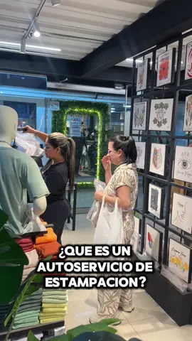 ¿Sabes qué es un autoservicio de estampacion? #estampdoscolombia #estampacion 