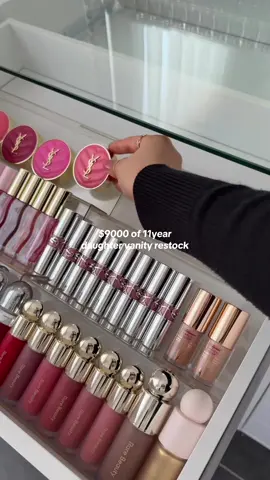 11 year girls vanity restock  #restockasmr #asmr #beingagirl 