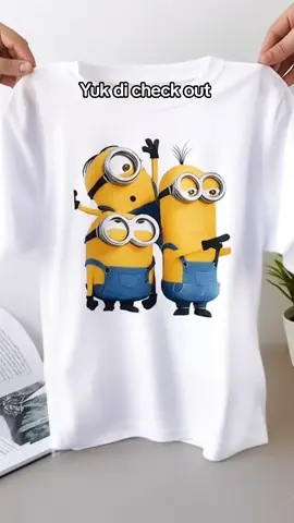 Kaos cewek cowok couple keluarga minion papoy #baju #tiktok #fyp #fypage #foryou #foryoupage 