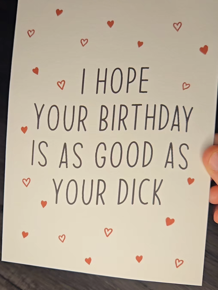 The perfect card for when you’re equal parts loving and savage. This bold birthday card says what everyone’s thinking (but way funnier). Great for your partner, your situationship, or your bestie with benefits. 💌💋 #FunnyBirthdayCard #UnfilteredLove #ForCardsSake #BoldBirthdayWish #NotYourMamasCard #NSFWCard #RaunchyAndReal #CouplesHumor #TikTokFinds #AdultHumorVibes