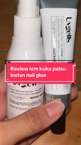 Membalas @eng Review jujur dariku krn penasaran jg akhirnya cobain aja instant nail glue dari @Uvgells #lemkukupalsu #uvgells #solidnailglue #kukupalsu 