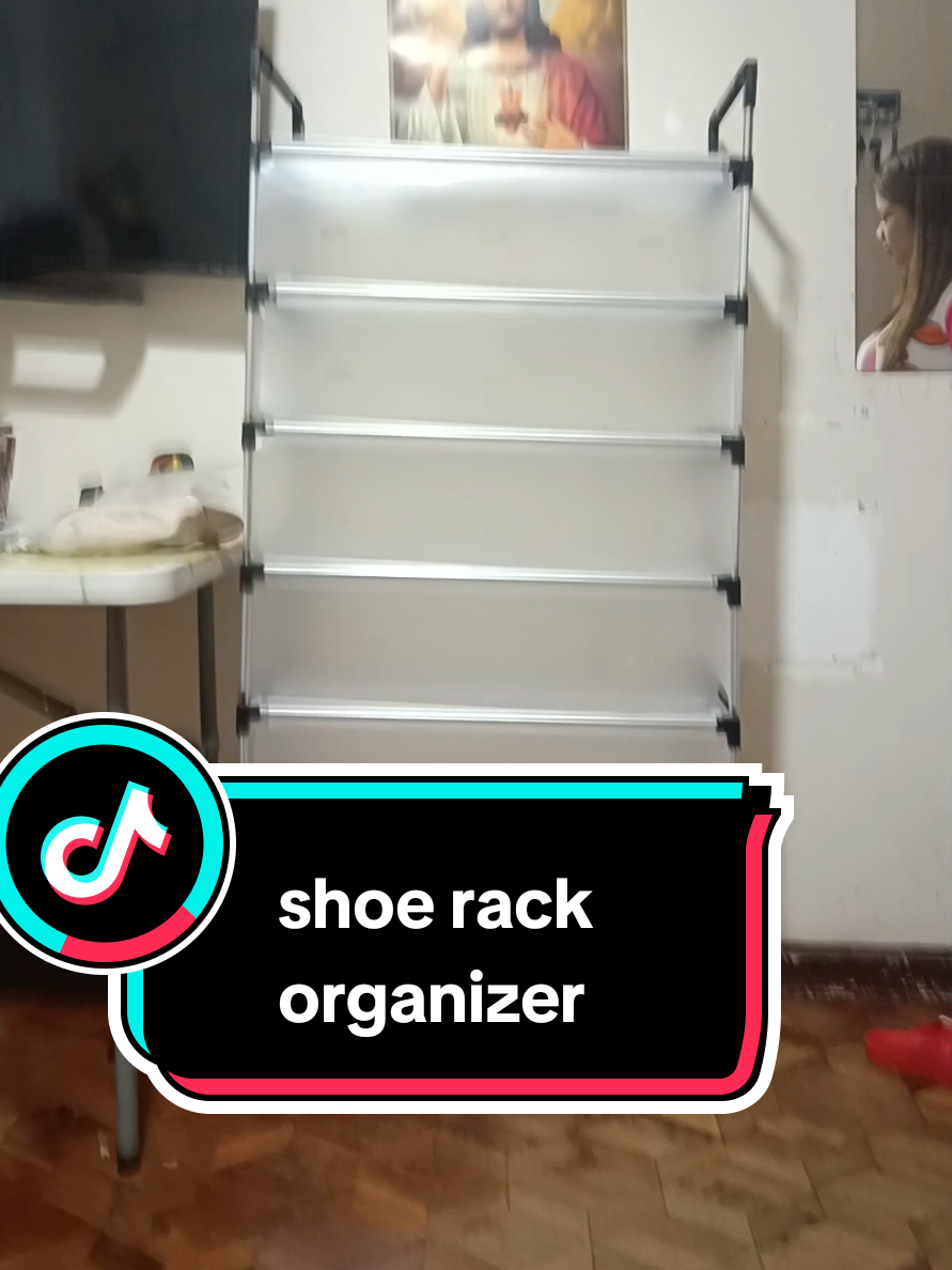 7 Layer shoe rack organizer @kotona22 #shoerack #organizer #shoeorganizer #shoerockwithcover 