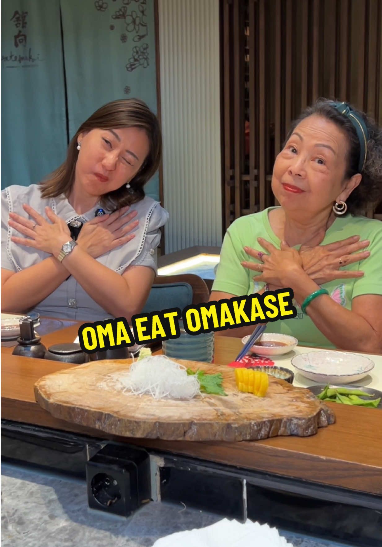 Replying to @ummeehanie JAJANIN OMA MAKAN OMAKASE … TEBAK HABIS BERAPA? #nanakoot #tatemukaisignature #omakase 