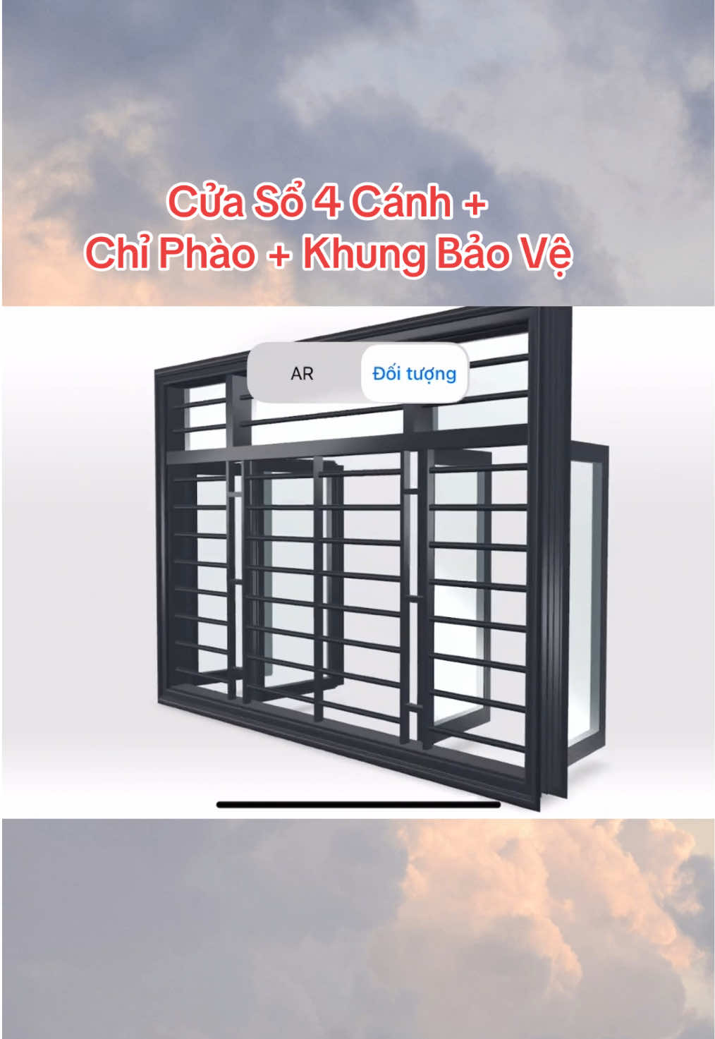 Cửa sổ dùng chỉ tường+ Chấn Song nhôm!#khangnam #khangnamdanang #vecuanhomkinh3D #cuanhom #cuanhomxingfa 