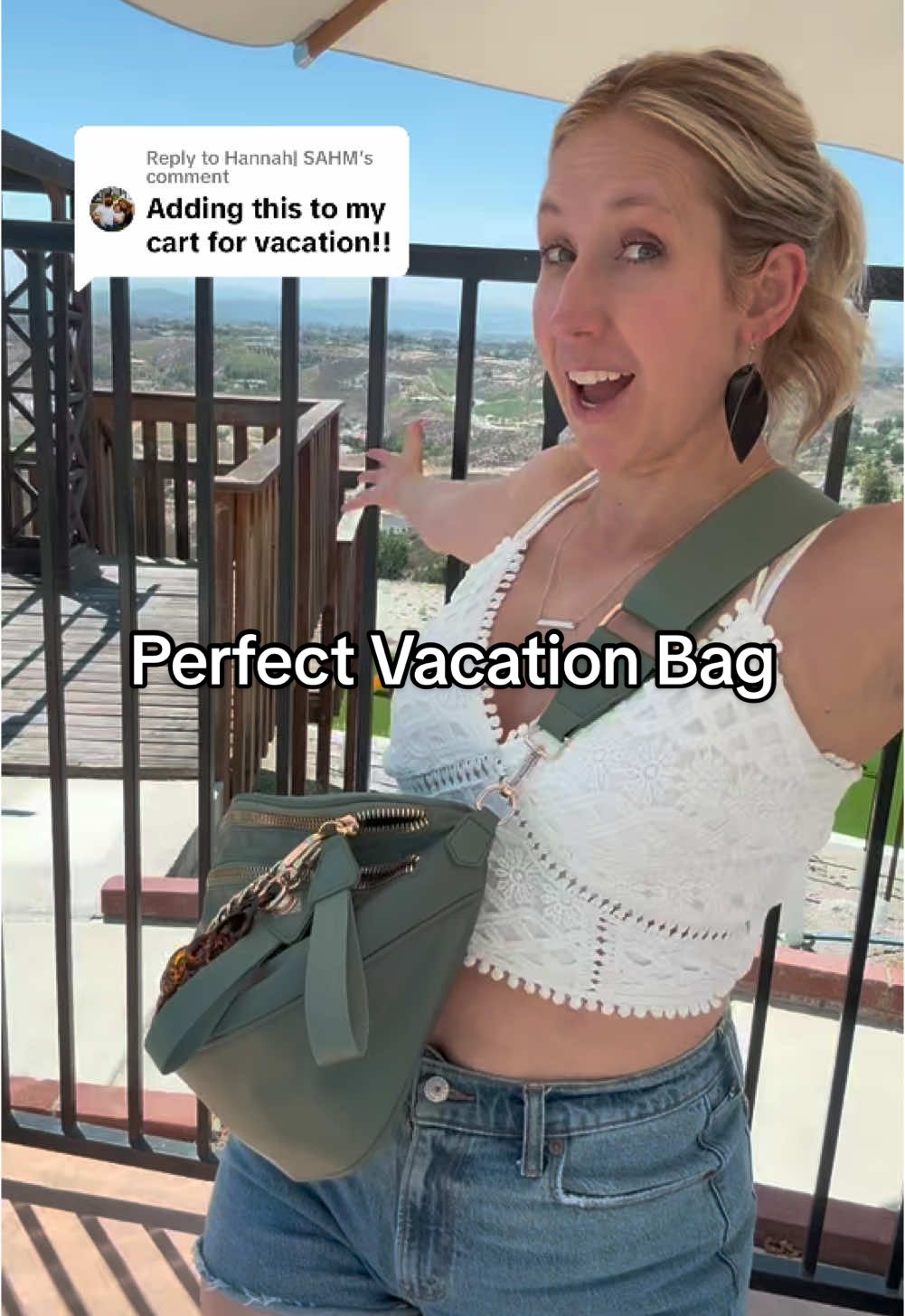 Replying to @Hannah| SAHM  these bum bags are the PERFECT vacation bags 🙌🏻 #bumbag #crossbody #crossbodybag #crossbodybags #crossbodypurse #pursetok #mombag #daiperbag #beltbag 