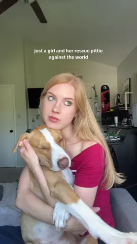 @ruby the rescue ♥️ has her own tiktok now 🐶✨ #dogmom #dogpeople #pittiesoftiktok #pittiemix #adoptdontshop #rescuedog #shelterdog 
