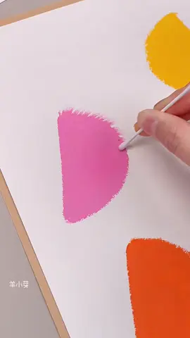 Easy crayon art using just the letter 