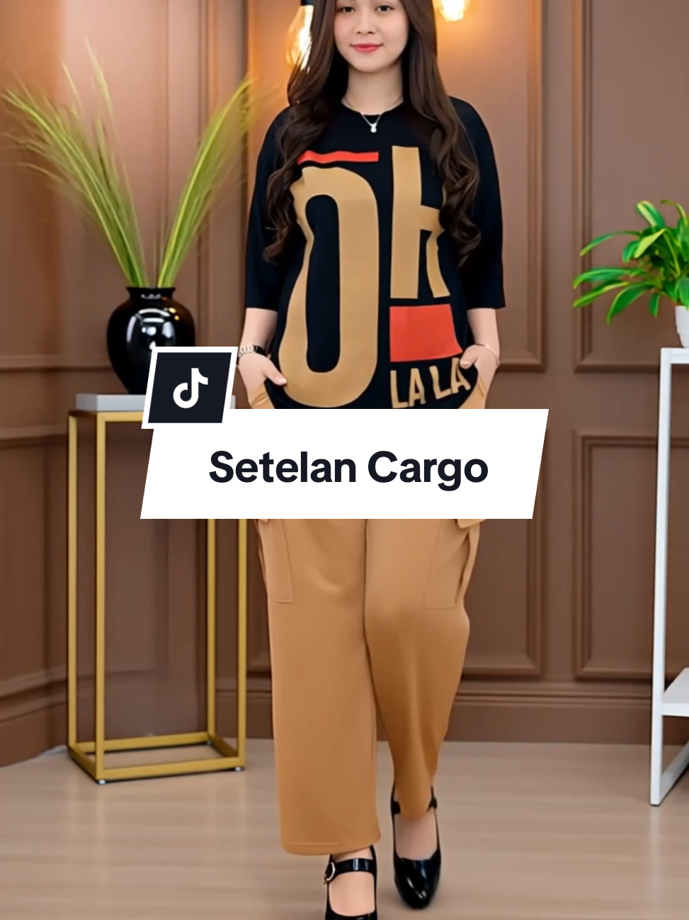 Membalas @nukennoken setelan cargo sebagus ini harganya lagi promo #setelancargo #setelanwanita #setelanwanitaoversize 