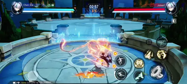 Duel S-tier job PVP 😋😋 Cloudstrider VS Cloudstrider  #crystalofatlangameplay #crystalofatlanpvp #cloudstrider #fyp #crystalofatlan #foryou 