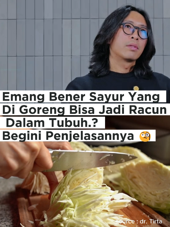 Emang Bener Sayur Yang Di Goreng Bisa Jadi Racun Dalam Tubuh? Begini Penjelasannya 🧐 #Hidupsehat #kesehatan #edukasikesehatan #tipskesehatan #produksehat #fyp #viral 